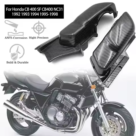 For Honda CB 400 SF CB400 Super Four 1992 1998 Carburetor Side Cover Carburetter Frame Guard Air Fil