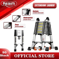 Reaim Telescopic Ladder Foldable Anti-slip Ladder Multi Functional Household Zigzag Ladder 4/5/6/7/8