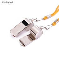tinchighid Metal Whistle Referee Sport Rugby Stainless Steel Whistles Soccer Football Basketball Party Training School Cheering Tools Nice