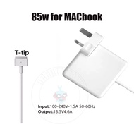 A1398 85W 8.5V 4.6A T-Tip Magnetic 2 AC Power Adapter for Mac Book Air/Pro 13 15 inch (Between 2012-