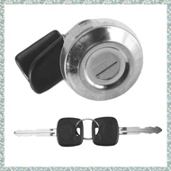 (SZHA) Fuel Door Lock Cylinder & Key 69057-90A02 Replacement Parts for Land Cruiser FJ60 FJ62 1980-1