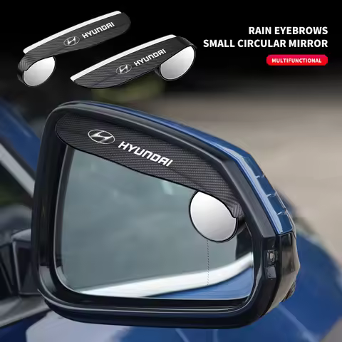 2pcs Car Rain Shield Blind Spot Mirrors For Hyundai I10 Elantra Getz Sonata XG Terracan Coupe Trajet