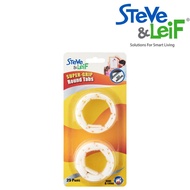 [Min Purchase 2] Steve & Leif SuperGrip Hook and Loop Velcro Round Tabs (Black/White)(25 Sets)