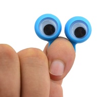 authentic 1PC Eye Finger Puppets Plastic Rings with Wiggle Eyes Party Favors for Kids Assorted Color