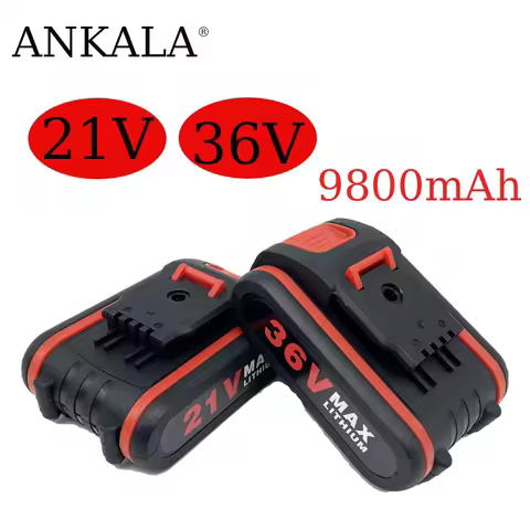 36V Cordless Rechargeable Worx Battery Power Battery Spare Battery,Replace 36VF Impact Drill Chainsa