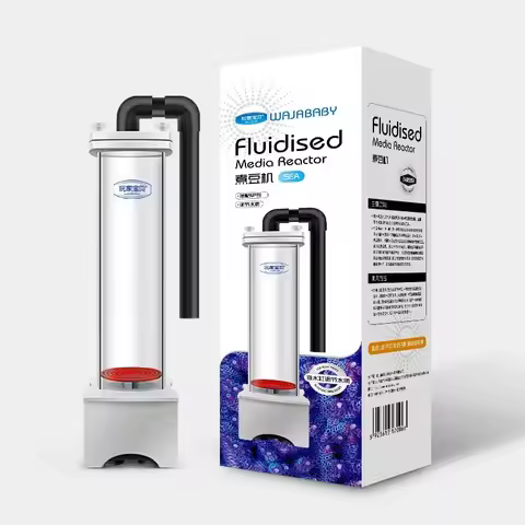 Fluidised Media Reactor Fluid Bed Filter Pump Seawater Saltwater Marine Coral Reef Aquarium Fish Tan