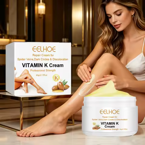 Vitamin K Cream Reduces Dark Circles Spider Veins Relieves Leg Pain Swelling Soreness Hydrating Mois