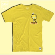 Men t shirt LOONEY TUNES TWEETY BIRD SHIRT T-SHIRT TSHIRT TEE MM TEES ANIME CHIBI POCKET