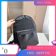 New c0ach Backpack Men's Leather Paper Bag Backpack