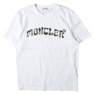MONCLER迷彩 Logo T 卹 I10918C00034 8390T S 白色短袖標誌上衣 [二手] [MONCLER]