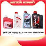 HONDA MINYAK HITAM 4T 10W30 1L PRO TECH MA 30 THAILAND 10W30 FULLY SYNTHETIC 1.2L BSH 10W40 1L