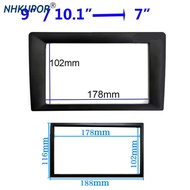 9/10.1 inch Big Screen To 7 inch 178X102mm Car Frame For Universal 2 Din Auto Radio Player Fascia Se