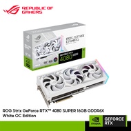 ASUS ROG STRIX GeForce RTX4080 SUPER 16GB GDDR6X White OC Edition GRAPHICS CARD (ROG-STRIX-RTX4080S-