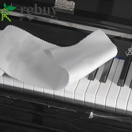 REBUY Piano Key Cover, Flannel Dirt-Proof Piano Keyboard Cover, Piano Cover Cloth Soft Protective Durable Keyboard Dust Cover 88 Key Piano