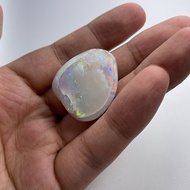 蛋白石歐泊化石變彩原礦 opal裸石寶石輕珠寶半寶石