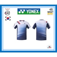 （BTM-37）Ready stock and ship from Malaysia 2021 Yonex Korean Team Badminton Jersey#YONEX