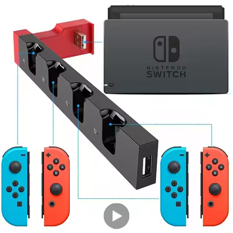 Dock Charging Docking Station For Nintendo Switch & Oled Nitendo Swich Stand Base Game Pad Accessori