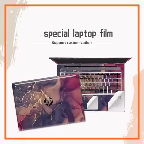 Marble Cover Laptop Sticker Skins Notebook Skin PVC Cover for HP Laptop Envy X360/Pavilion 14 15/14S