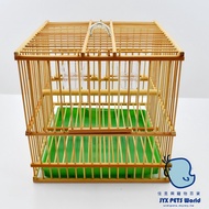 Medium Bamboo Cage (With Cup Door) Birds For Ornamental And Wild Bird Bamboo Cage Bamboo Bird Cage