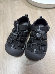 KEEN 兒童涼鞋 黑色