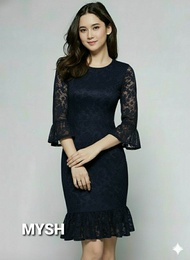 Dress Pesta Brokat Duyung Modern ~ Dress Duyung Simple S M L XL XXL ~ Dress Natal Modern ~ Kebaya Dr