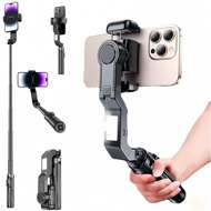 มัลติฟังก์ชั่นมือถือGimbalผู้ถือโทรศัพท์Selfie Stick Lightening BoltโคมไฟแบบพกพาMonopodสําหรับการถ่า
