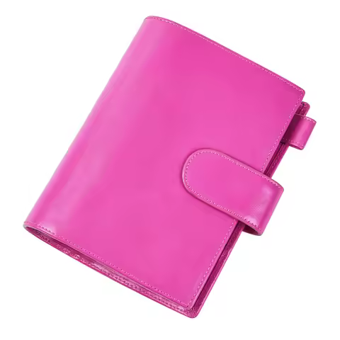 Smartfee Personal Budget Planner A6 planer Binders Oil Waxy Skin Genuine Leather Organizer Notebook 