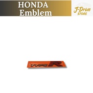 Honda Civic 5D FK8 Type R Emblem – Genuine Replacement Badge for Exterior Styling