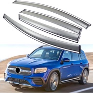 Sun/Rain Guards Wind Deflector Window Visors Compatible with 2020-2025 Mercedes-Benz GLB 250, AMG GL