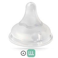 PIGEON Softouch LLL Size Y-Cut Hole Wide Neck Teat Twin Pack