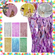Wave Laser Rain Curtain Hanging Party Decoration Background for Wedding Birthday Arch Backdrop Backd