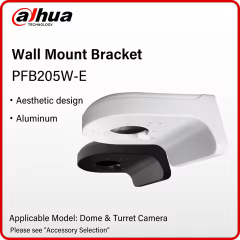 Dahua PFB205W-E Wall Mount Bracket Aluminum Alloy Material White and Black For HDW2449T-S-PRO HDW384