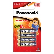 พานาโซนิค ถ่านอัลคาไลน์ AAA รุ่น LR03T/8B x 8
