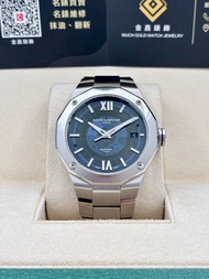 二手 Used BAUME&MERCIER 名士錶 RIVIERA M0A10616 藍色 OPEN DAY 全套 FULL SET