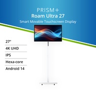 PRISM+ Roam Ultra 27 Lifestyle Smart Display | 27" Touchscreen 4K UHD | Ergonomic Movable Stand [FRE