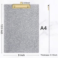 Clip wishA4Acrylic Clipboard File Folder Storage Folder Document Folder Exam Paper Clipboard Writing