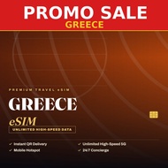 [PROMO] Greece Travel eSIM 50GB & Unlimited Data | Big Sale | Instant QR | 4G/5G