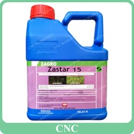 4L ZASTAR 15 Glufosinate Ammonium 13.5% Racun Rumput Rumpai Herbicides Zagro (Seperti Basta 15 Kenba