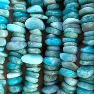 Natural Stone Gem AA Amazonite Irregular 9-10mm Raw Loose Spacer Beads for Jewelry Making Diy Bracel