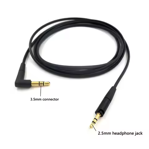 Replacement Repair Parts Audio Cable For Sennheiser HD400S HD350BT HD4.30 HD4.40BT HD4.50BTNC HD450B
