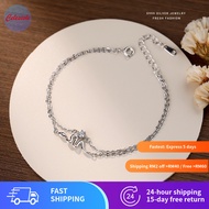 S999 Solid Silver Spirit Snake & Double Layer Bracelet | Gelang | New Chinese Luxe Chinese Trendy Zo