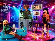 Doll accessories - Mattle Barbie My Scene My Club playset  #B4863 - year 2002 - (doll not included)b