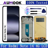 For 2 11 Redmi Note 14 4G AMOLED Display 24117Rn76o 24117Rn76g Touch Screen Digitizer