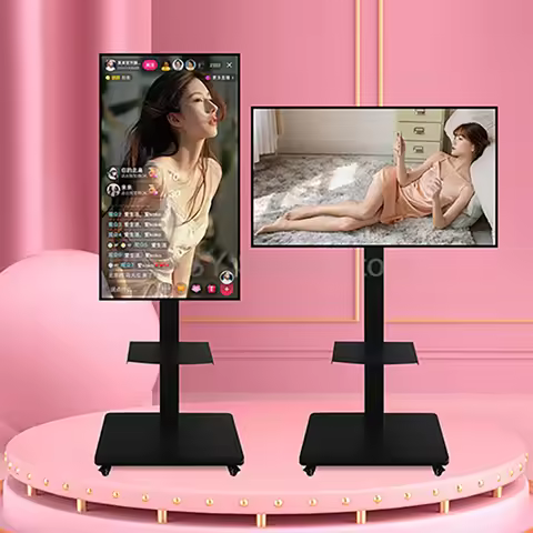 Broadcast Live Device Touch Screen 22 32 Inch Smart TV Rotatable Movable Monitor for Office Gaming O