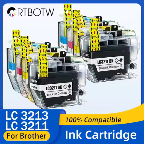 LC3211 LC3213 XL Ink Cartridge LC3211XL LC3213XL Compatible For Brother DCP-J572DW DCP-J772DW DCP-J7