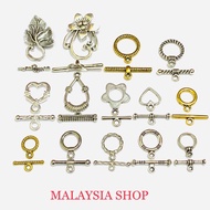 Claps Toggles Claps Alloy.🇲🇾Malaysia Shop/For Beading Jewelry Diy Craft. Necklace. Bracelet