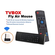 FLY MOUSE KEYBOARD 4g wireless keyboard and mouse, 6-axis somatosensory and infrared remote control  MX-3 FOR SMART ANDROID TVBOX TX3 TX6 TX6S EVPAD SVI AIRMOUSE
