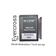 Baterai MCOM for Evercross M55 / M55C Double Power 5000mAh batere batre batrai battery
