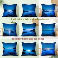 throw pillow case 18x18 16x16 20x20inches Night Sky Water cushion
