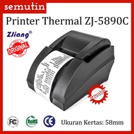 Zjiang ZJ-5890C 58mm Thermal Printer Original ZJ 5890 Receipt Printing/ Barcode Sticker Label